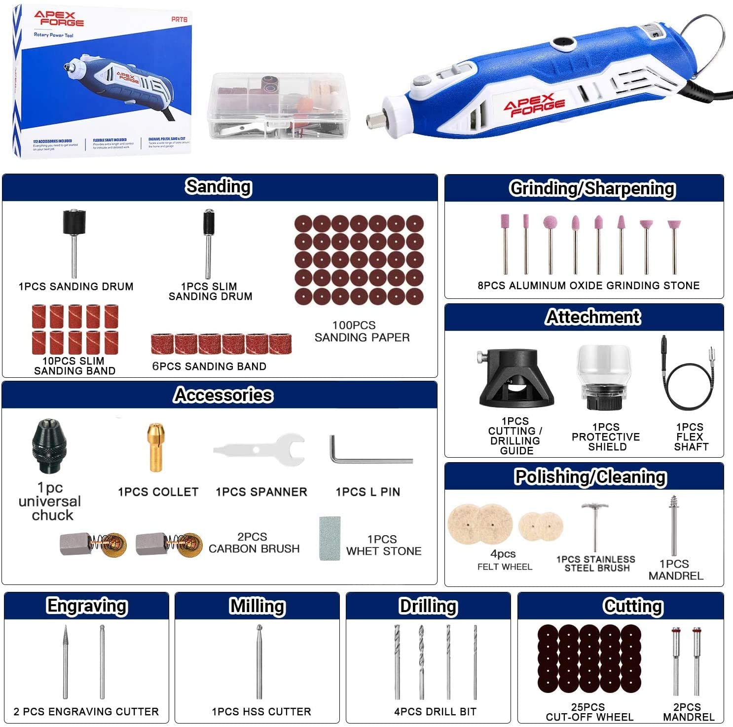 Rotary Tool Bits & Attachments